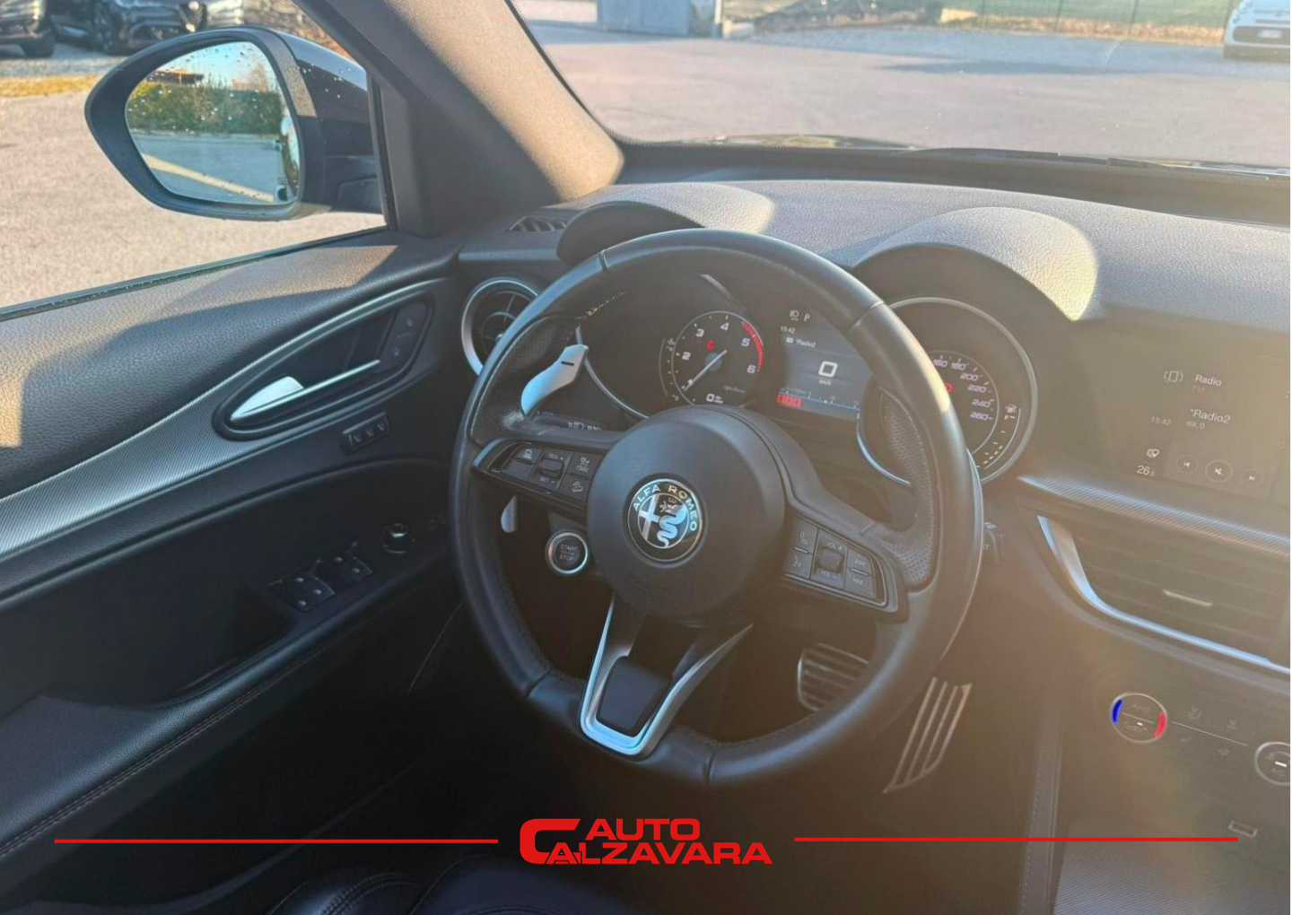 Alfa Romeo Stelvio 2.2 Turbodiesel 210 CV AT8 Q4 Veloce / NERO VULCANO / GR764BT