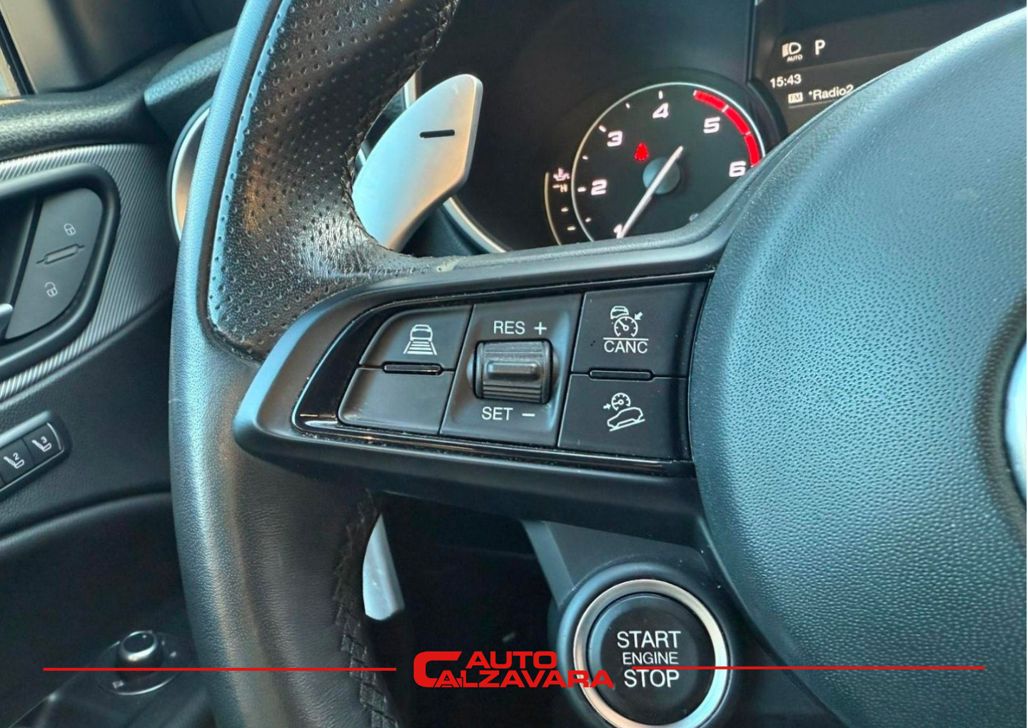 Alfa Romeo Stelvio 2.2 Turbodiesel 210 CV AT8 Q4 Veloce / NERO VULCANO / GR764BT
